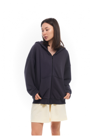 Подовжений худі на блискавці Luna LC010h Sena